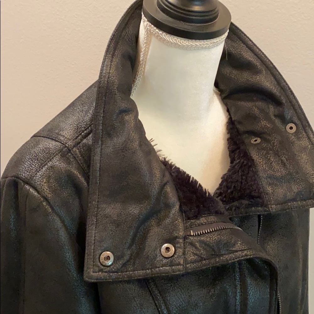 Via Spiga Faux Suede Jacket - Picture 4 of 6